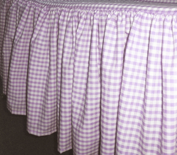 Gingham bed skirt hotsell