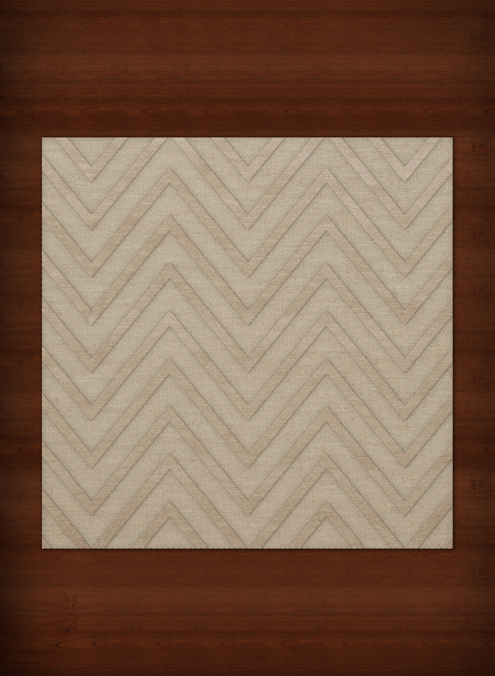 Ivory Transitional Hand Hooked Stripes Chevrons Zig Zags Area Rug Striped DV4 - Picture 4 of 35