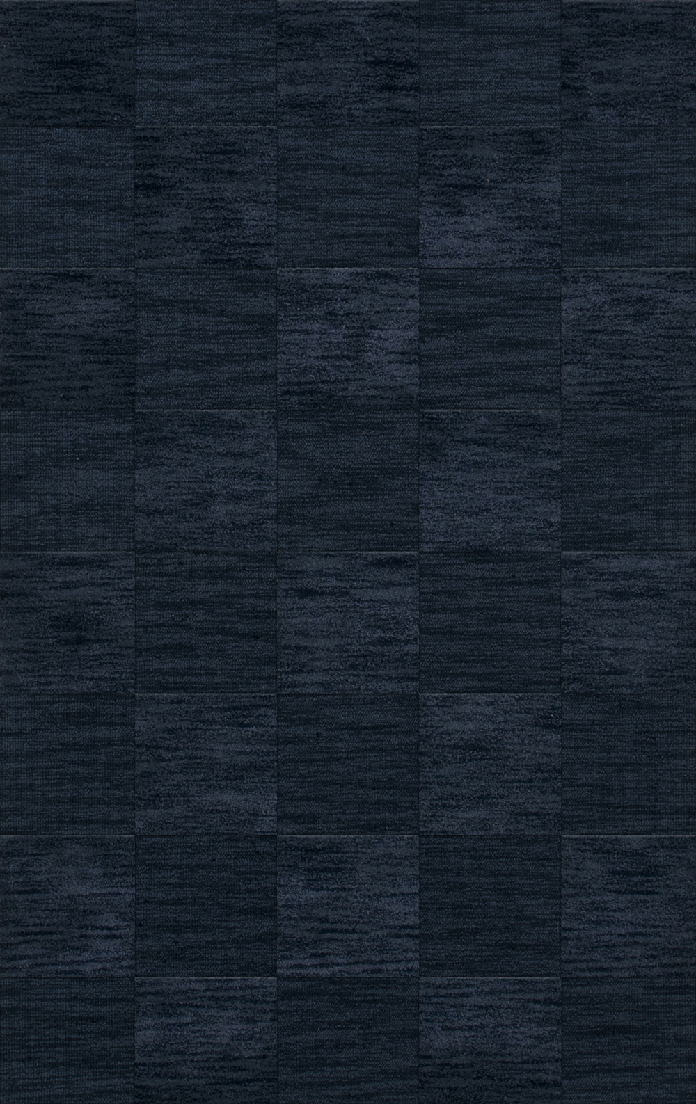 Blue Transitional Hand Hooked Checkered Squares Grid Area Rug Checked DV15 - Picture 9 of 35