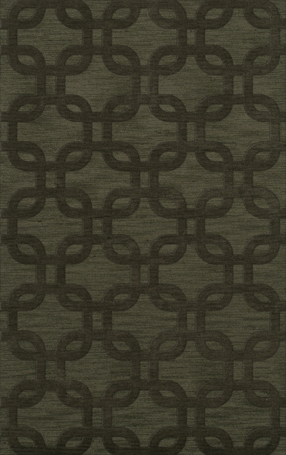 Green Rectangles Loops Rounded Squares Transitional Area Rug Geometric DV7 - Picture 11 of 35
