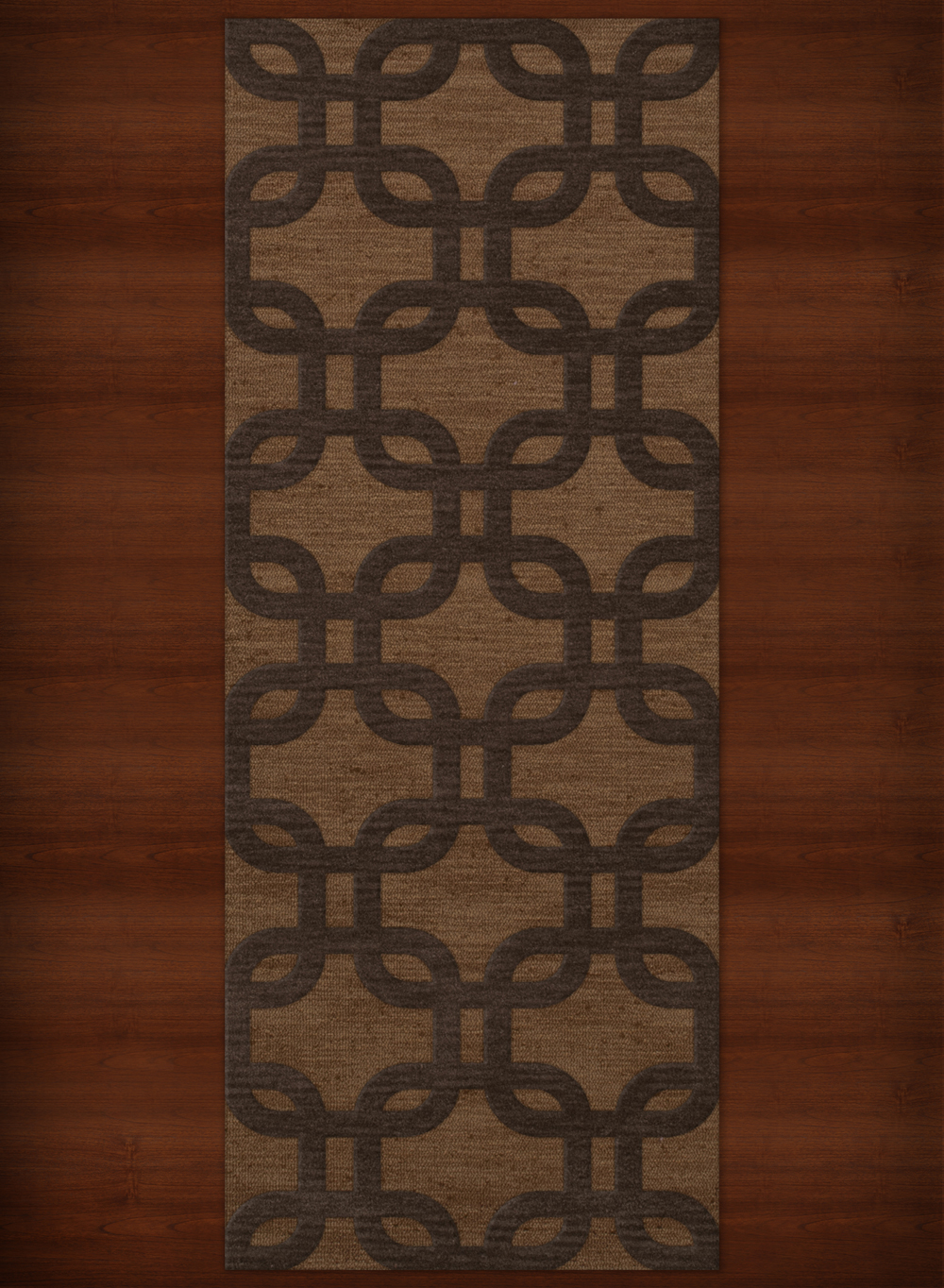 Yellow Rectangles Loops Rounded Squares Transitional Area Rug Geometric DV7 - Picture 13 of 35