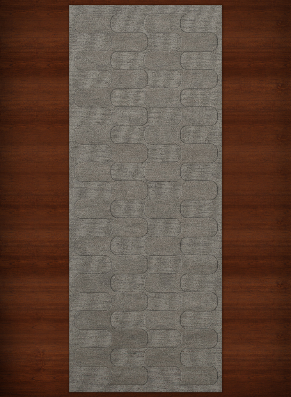 Gray Grid Waves Curves Blocks Transitional Area Rug Geometric DV9 - Picture 14 of 35