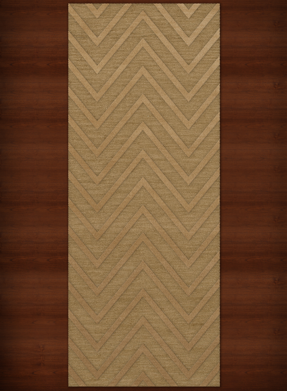 Yellow Transitional Hand Hooked Stripes Chevrons Zig Zags Area Rug Striped DV4 - Picture 15 of 35