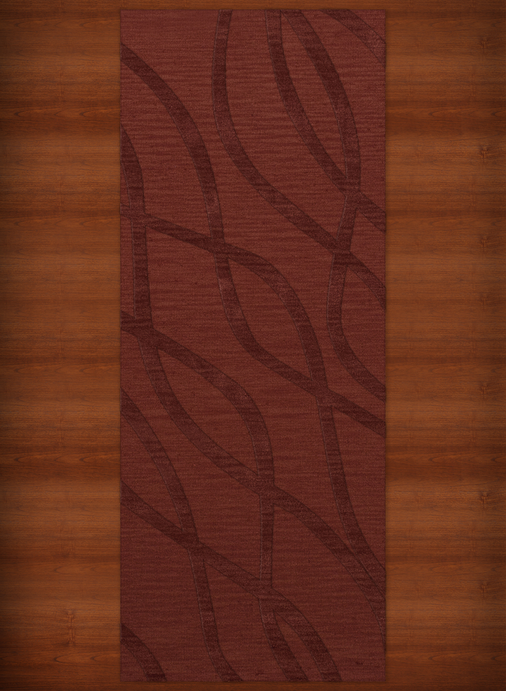 Yellow Transitional Hand Hooked Waves Lines Stripes Area Rug Abstract DV10 - Picture 15 of 35