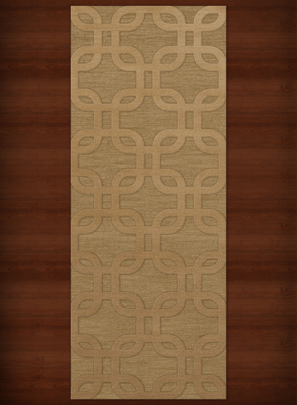 Yellow Rectangles Loops Rounded Squares Transitional Area Rug Geometric DV7 - Picture 18 of 35