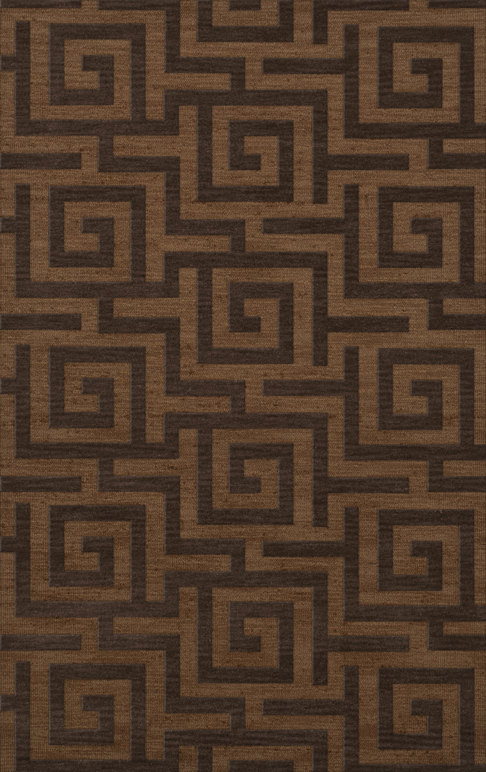 Yellow Transitional Hand Hooked Squares Curls Blocks Area Rug Geometric DV13 - Picture 19 of 35