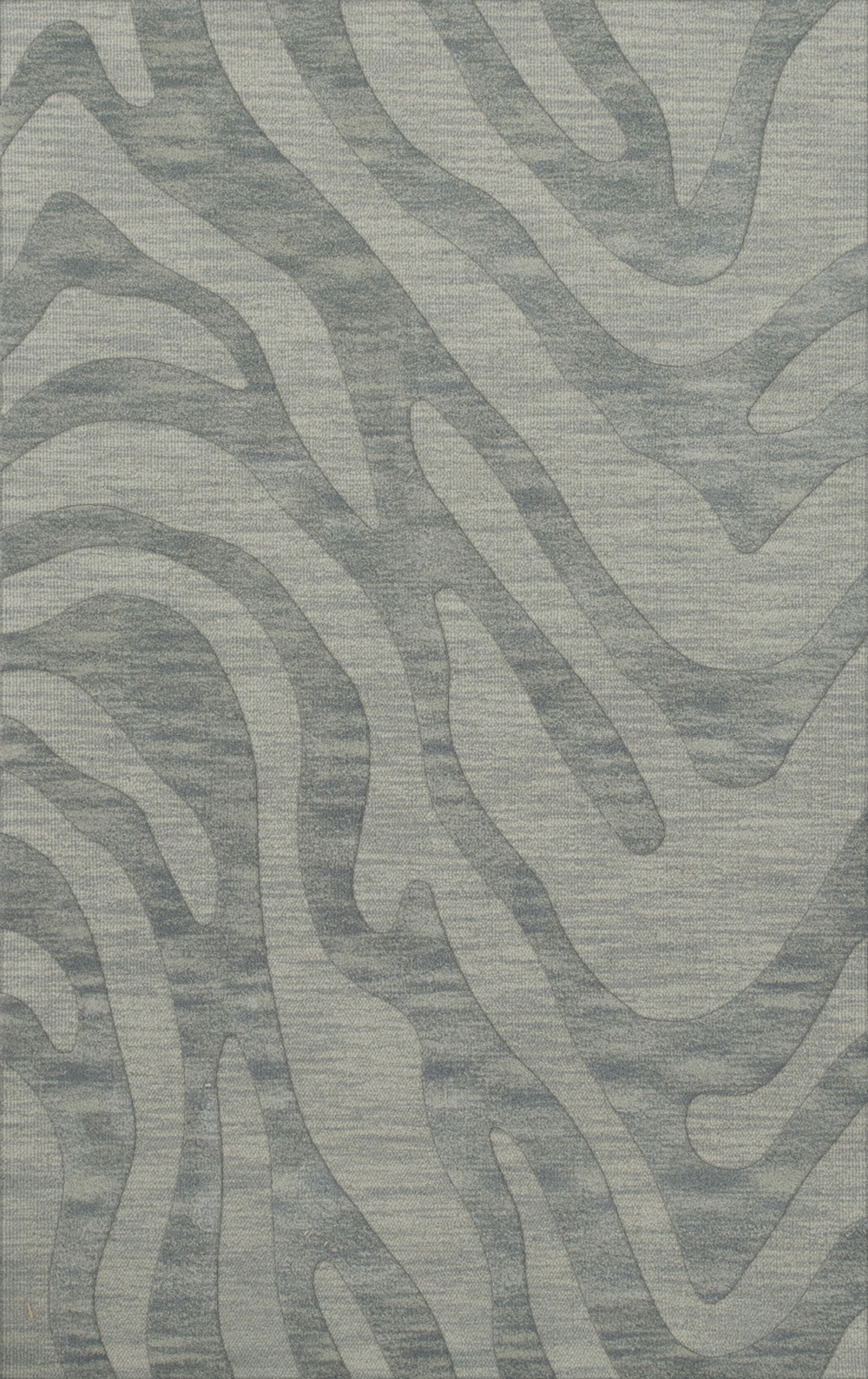 Blue Swirls Lines Stripes Transitional Area Rug Animal Print DV2 - Picture 19 of 35