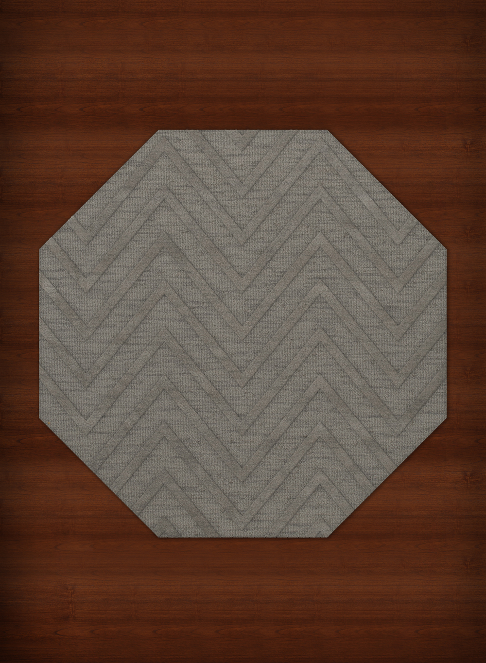 Gray Transitional Hand Hooked Stripes Chevrons Zig Zags Area Rug Striped DV4 - Picture 21 of 35