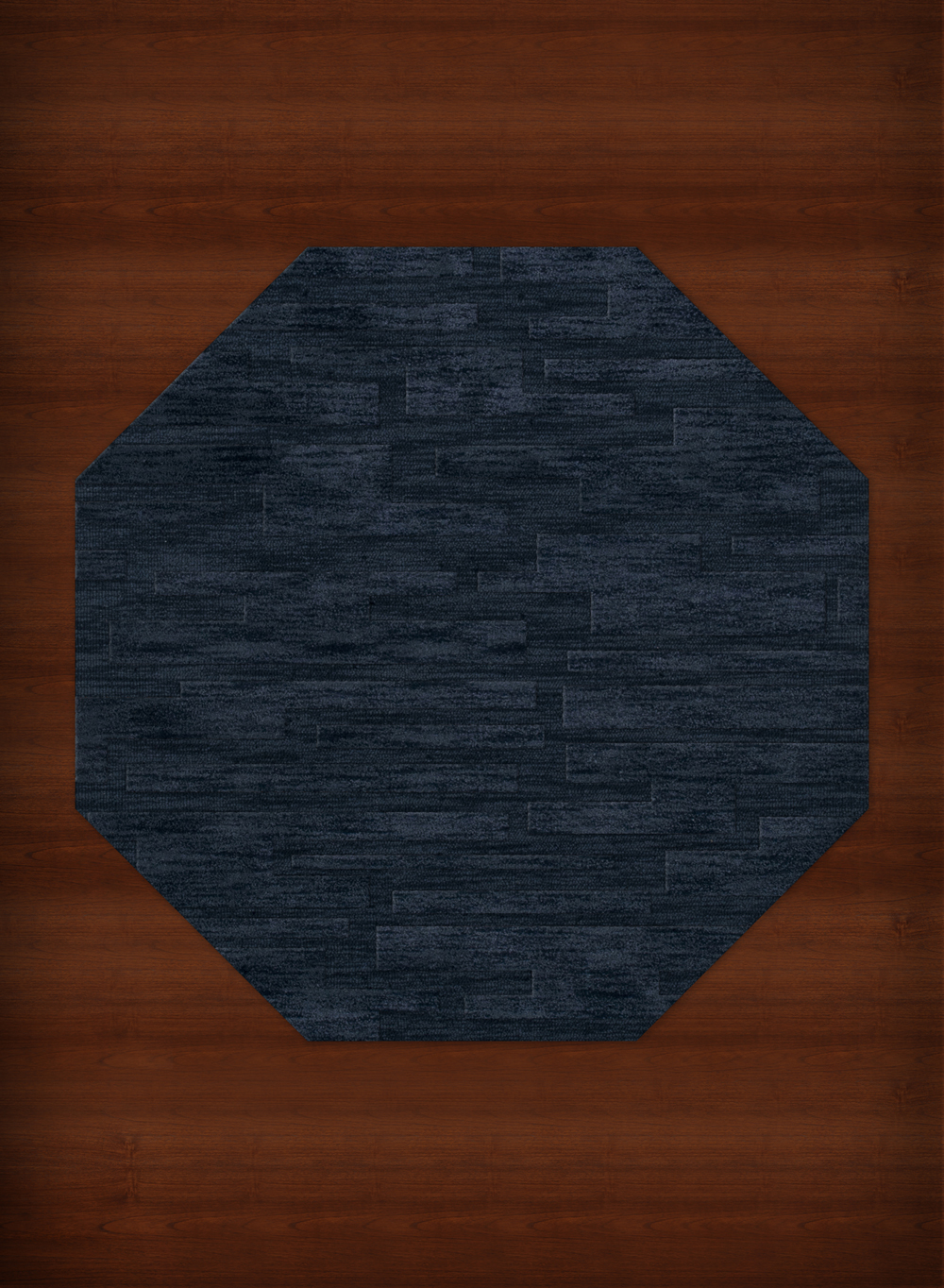 Blue Transitional Hand Hooked Squares Rectangles Boxes Area Rug Patchwork DV6 - Picture 21 of 35