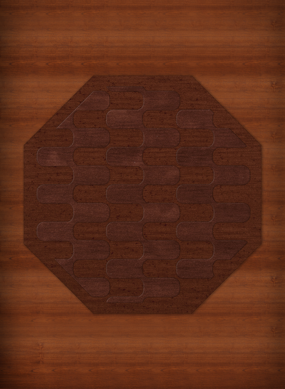 Red Grid Waves Curves Blocks Transitional Area Rug Geometric DV9 - Picture 21 of 35