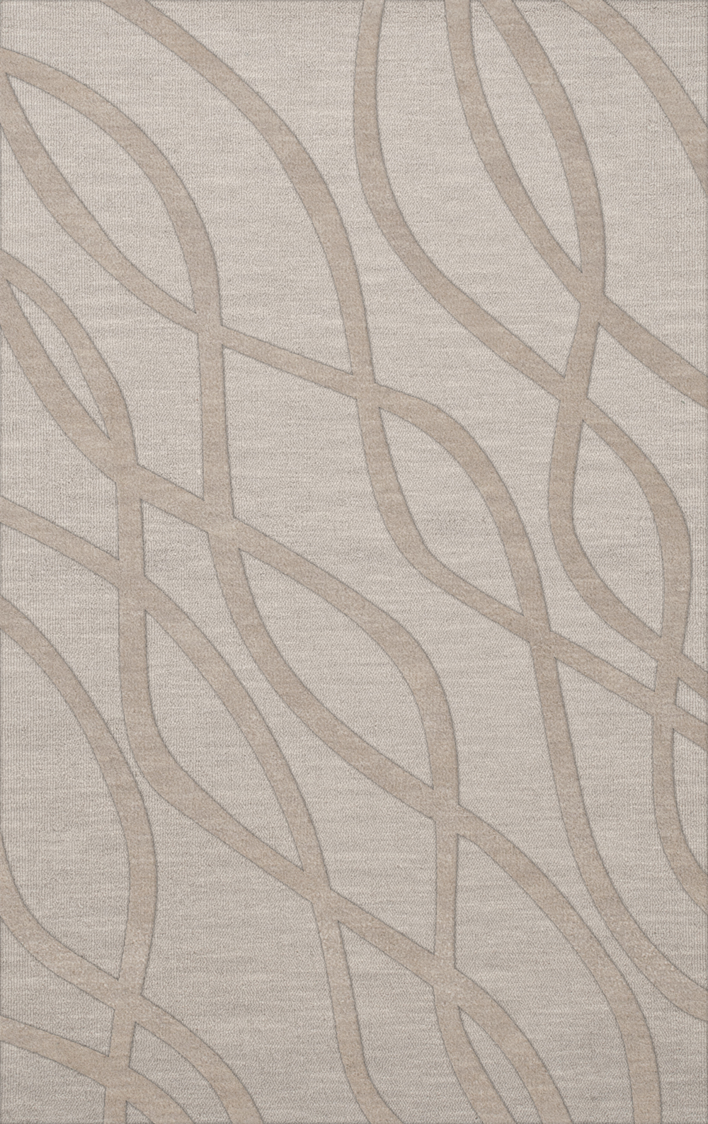 Ivory Transitional Hand Hooked Swirls Lines Stripes Area Rug Abstract DV10 - Picture 23 of 35