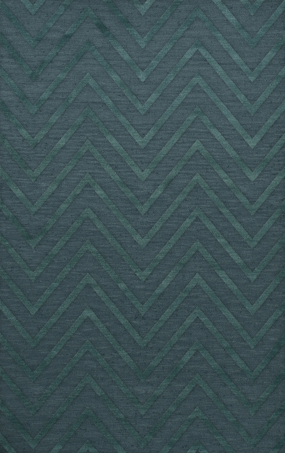 Blue Transitional Hand Hooked Stripes Chevrons Zig Zags Area Rug Striped DV4 - Picture 23 of 35