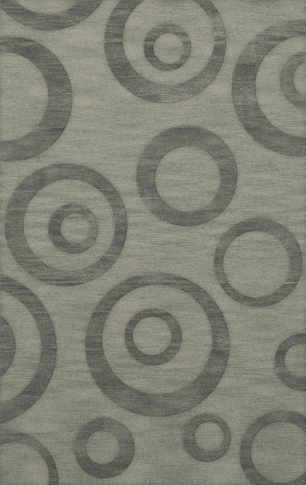 Blue Transitional Bubbles Rings Area Rug Circles DV5 - Picture 23 of 35