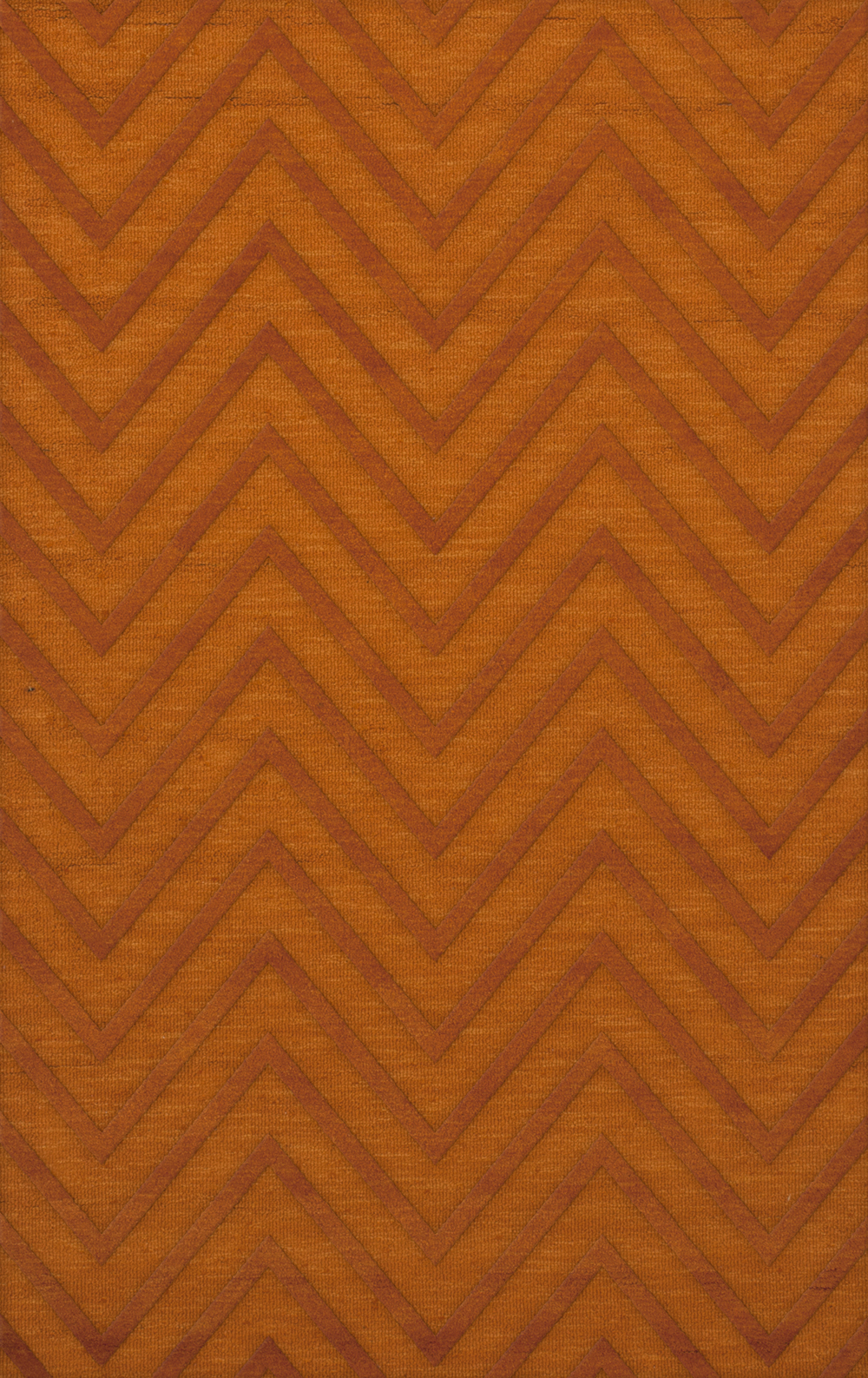Orange Transitional Hand Hooked Stripes Chevrons Zig Zags Area Rug Striped DV4 - Picture 25 of 35