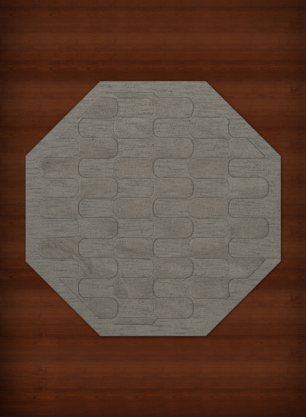 Gray Grid Waves Curves Blocks Transitional Area Rug Geometric DV9 - Picture 27 of 35