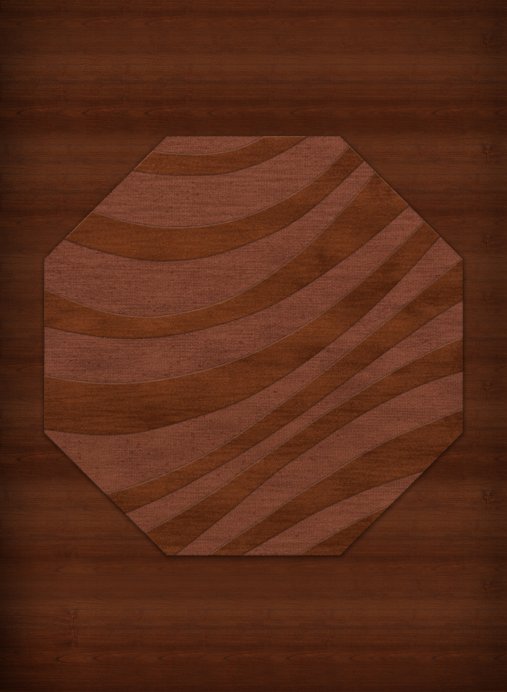 Red Waves Swirls Stripes Lines Transitional Area Rug Abstract DV12 - Picture 27 of 35