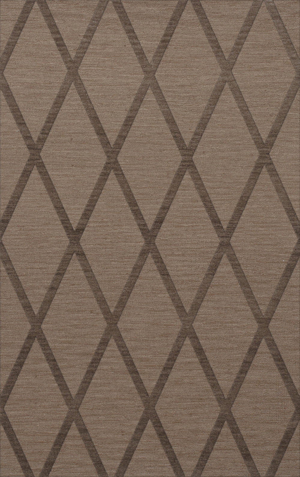 Gray Transitional Hand Hooked Diamonds Criss-Cross Area Rug Geometric DV11 - Picture 31 of 35