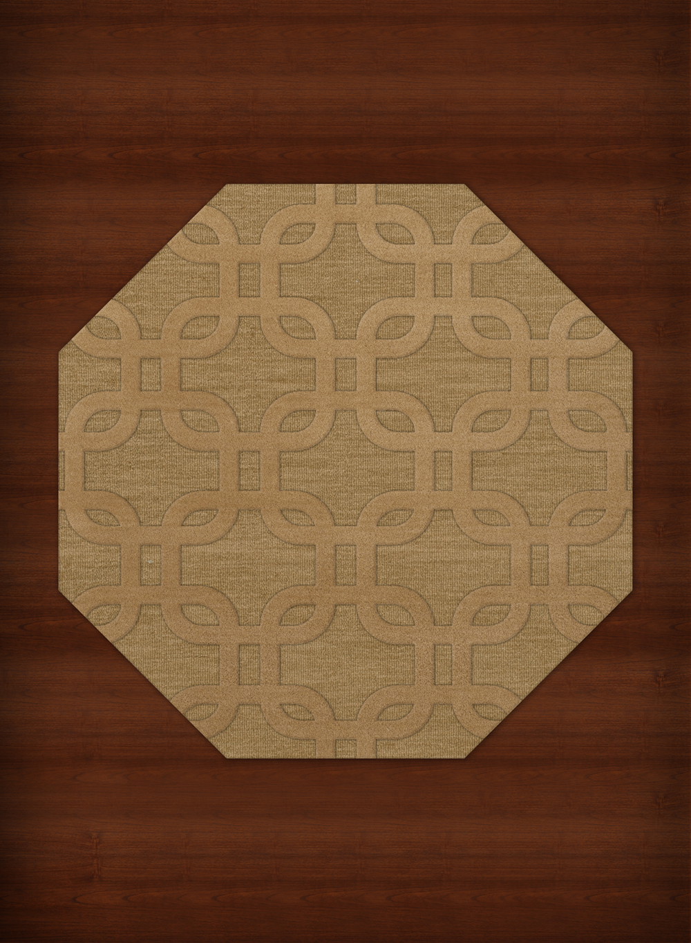 Yellow Rectangles Loops Rounded Squares Transitional Area Rug Geometric DV7 - Picture 33 of 35