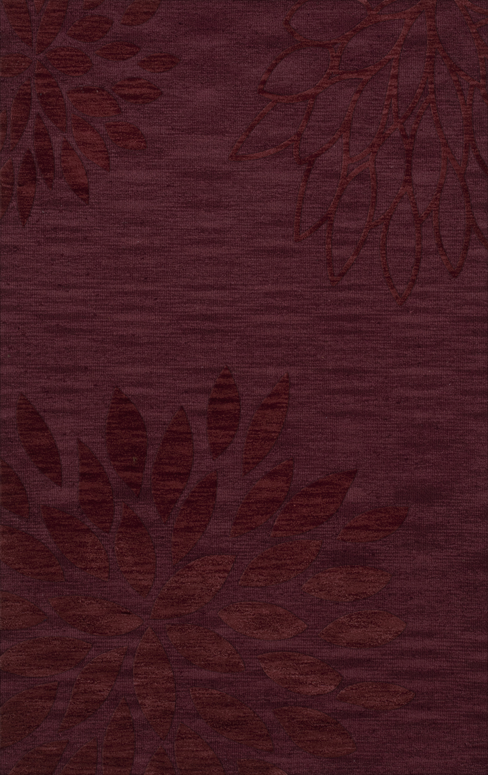 Red Transitional Leaves Petals Area Rug Floral DV17 - Picture 35 of 35